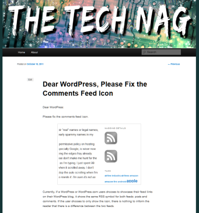 No sidebar on single post pageview in WordPress 2011 Theme