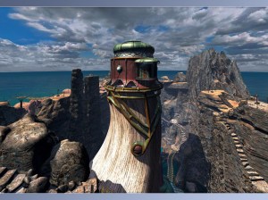 Myst game - island tower