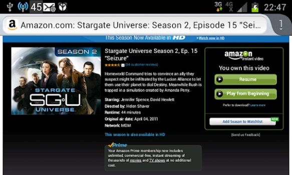Amazon Instant Video Prime  - Poor Interface design allows purchases when pushing play buttons.